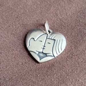 Kissing couple charm
